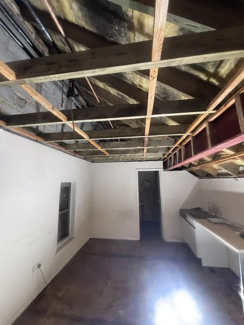 Controlled artex plasterboard strip-out in South Woodford